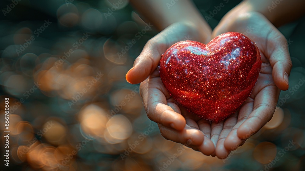 A Glittering Heart in Open Hands A Glittering Heart in Open Hands