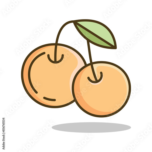 cheery icon design vector template
