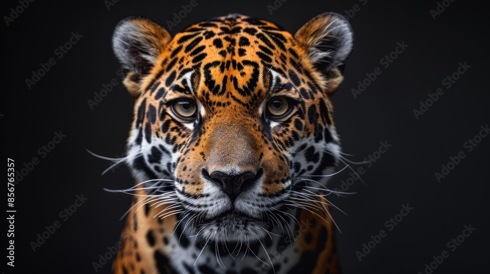 Close-Up Portrait of a Jaguar Close-Up Portrait of a Jaguar