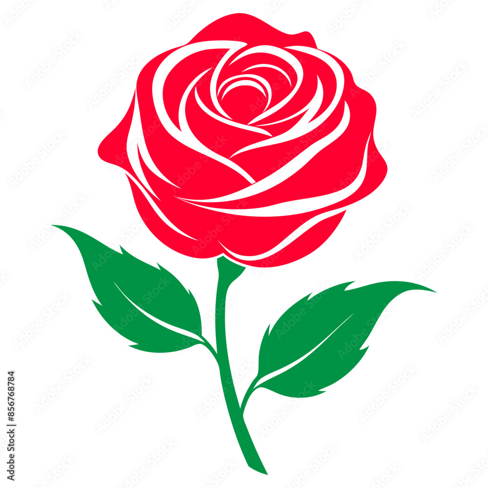 Red rose with green leaves SVG file transparent background Red rose with green leaves SVG file transparent background
