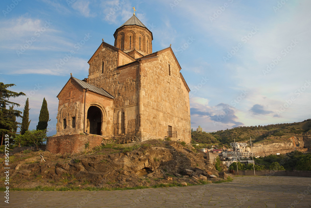 The Virgin Mary Assumption Church of Metekhi in Tbilisi The Virgin Mary Assumption Church of Metekhi in Tbilisi