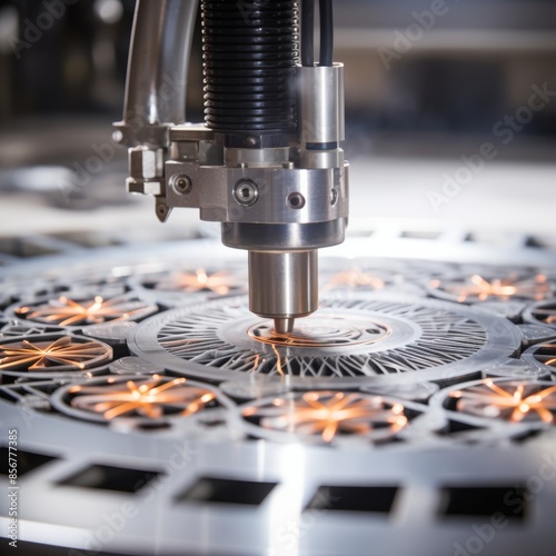 Cnc machine crafting unique jewelry exemplifying precision and artistic potential