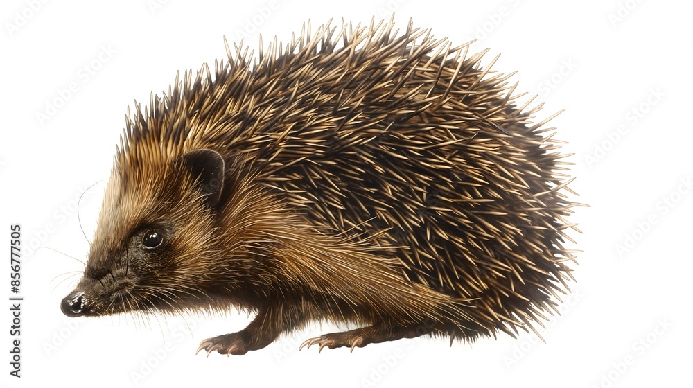 2. Design an isolated image of a hedgehog in its entirety, highlighting its round body and prickly spines. Ensure the background is transparent for seamless integration into various visual projects 2. Design an isolated image of a hedgehog in its entirety, highlighting its round body and prickly spines. Ensure the background is transparent for seamless integration into various visual projects