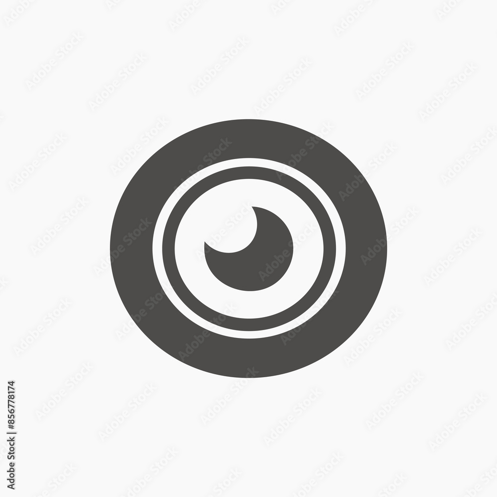 Web camera icon symbol isolated white background. vector illustration. Web camera icon symbol isolated white background. vector illustration.