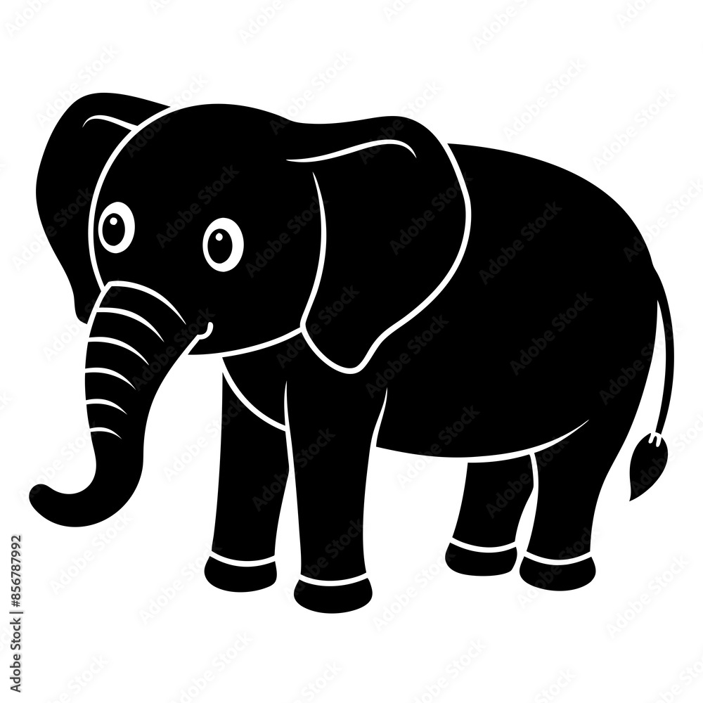 Cute Cow Doodle Line Art vector