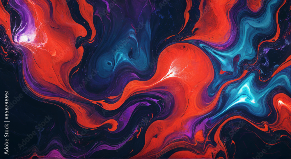 Gradient Backgrounds with Exploding Fractal Art on Abstract Wave Banner Gradient Backgrounds with Exploding Fractal Art on Abstract Wave Banner