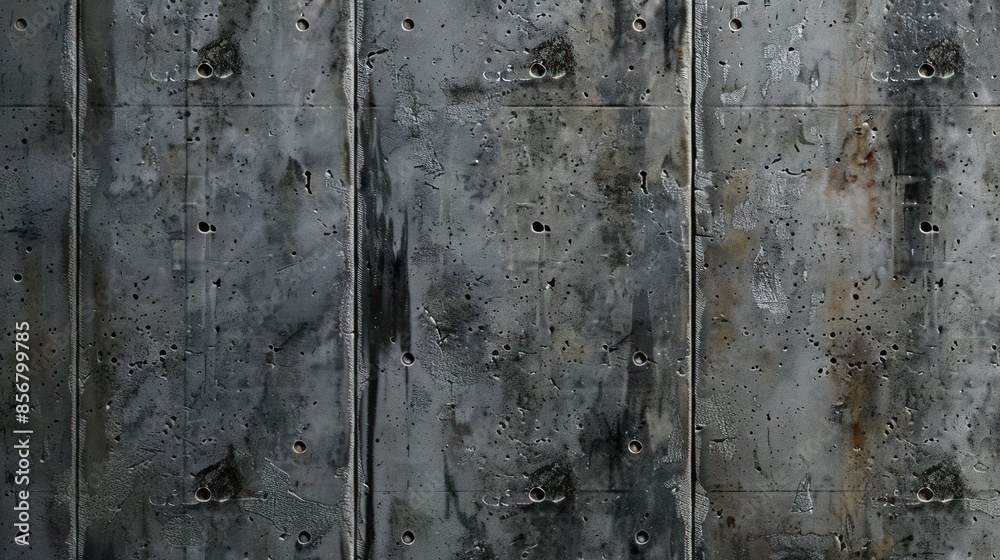 Textured Metal Wall with Rivets Textured Metal Wall with Rivets