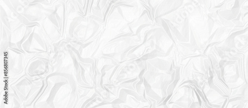 White crumpled paper texture .