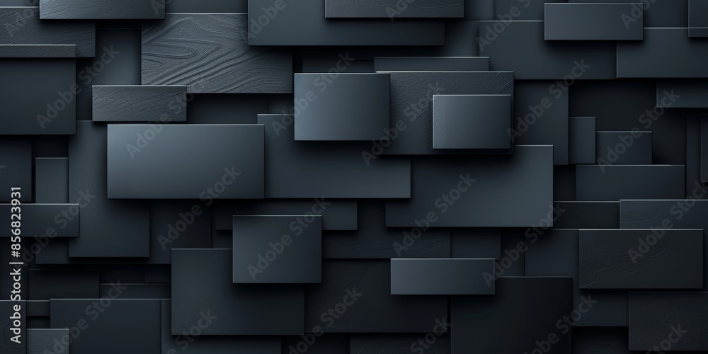 Abstract Dark Grey Rectangular Shapes Abstract Dark Grey Rectangular Shapes