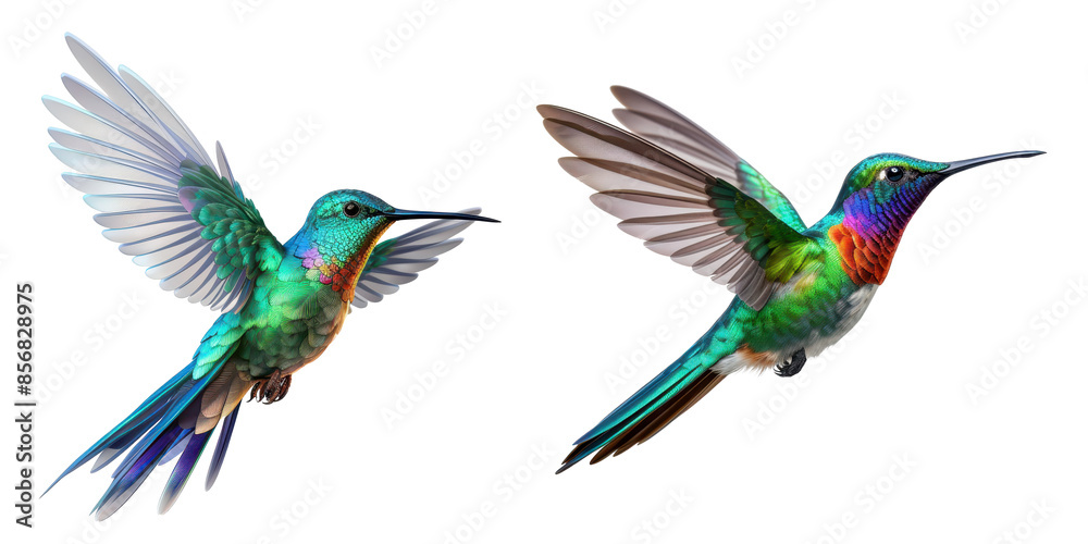 Fototapeta premium hummingbird isolated on a transparent background