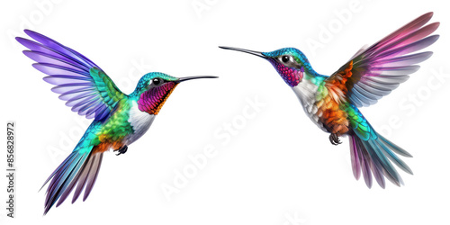 hummingbird isolated on a transparent background
