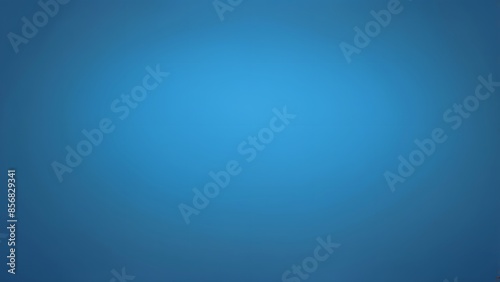 Blue background with smooth texture, bright center and black vignette border, elegant blue color in old vintage style, background for banners, posters, and digital advertisement