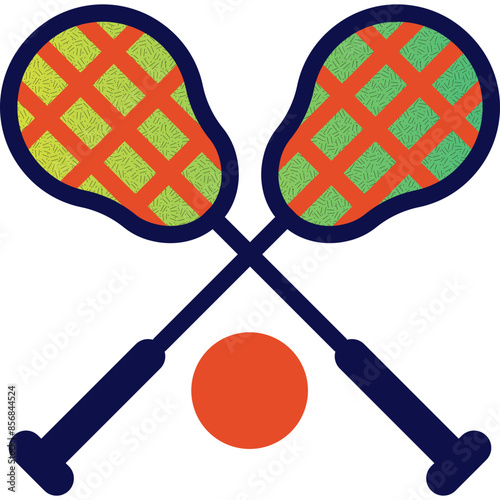 Lacrosse Icon Vector