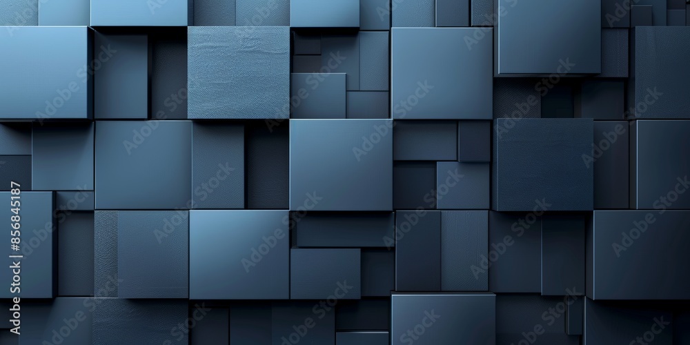 Abstract Blue Geometric Pattern Abstract Blue Geometric Pattern