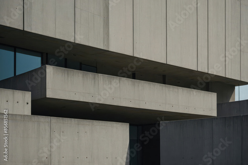 abstract concrete building detail in the city © Magic Art