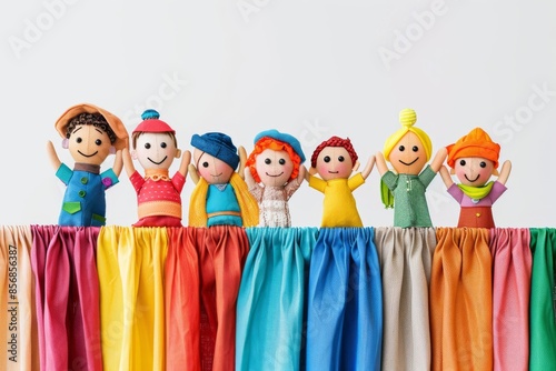 A Colorful Cast of Puppet Friends Takes the Stage for a Day of Fun and Imagination