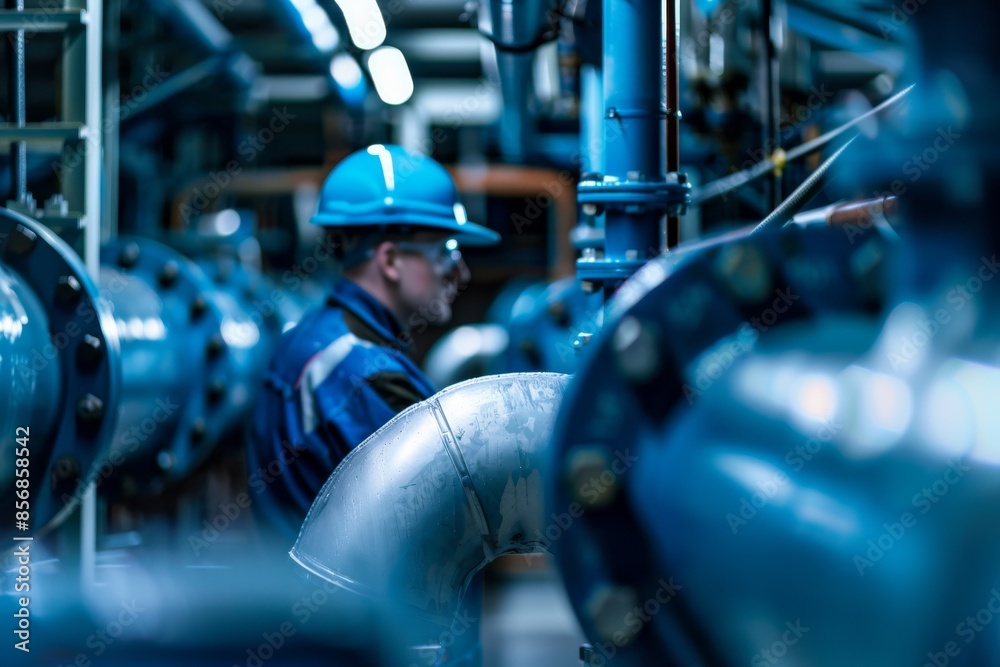 A Workers Perspective in the Industrial Blue A Workers Perspective in the Industrial Blue