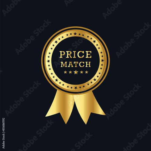 Price Match  emblem Label Design