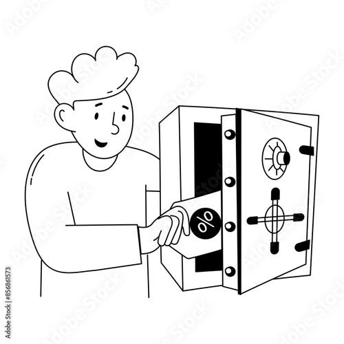 Have a look at safe discount doodle mini illustration 