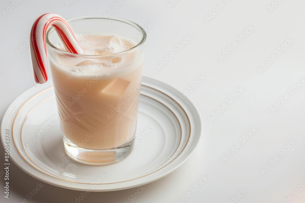 Holiday Cheers: Vanilla Rum and Peppermint Schnapps Candy Cane Cocktail Holiday Cheers: Vanilla Rum and Peppermint Schnapps Candy Cane Cocktail