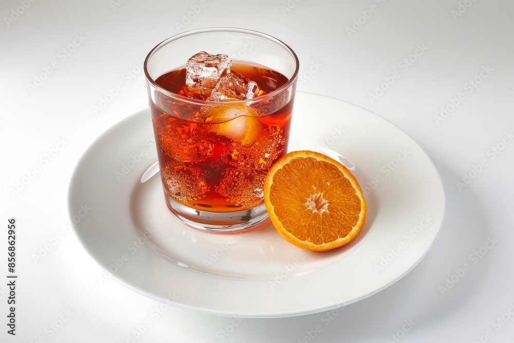 Refreshing Campari Orange Spritzer with Fresh Orange Juice Refreshing Campari Orange Spritzer with Fresh Orange Juice