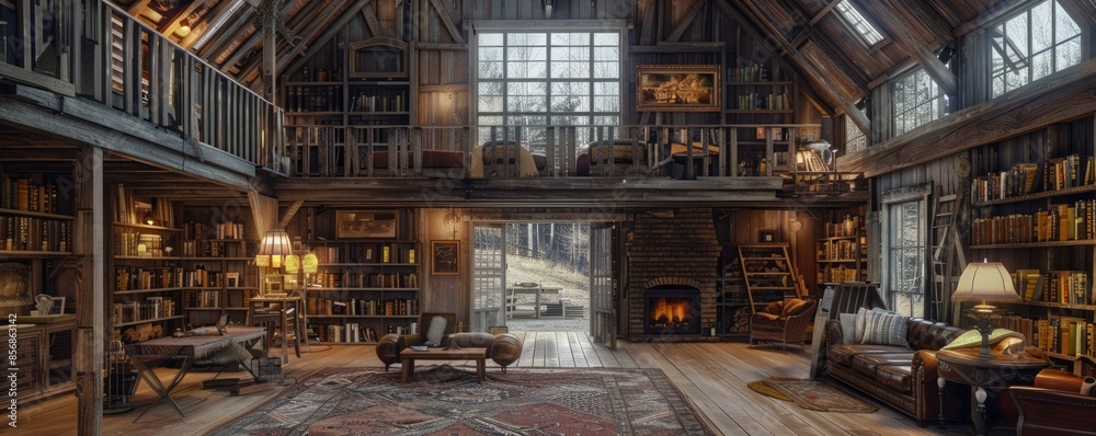 Rustic barn converted into a home. Rustic barn converted into a home.
