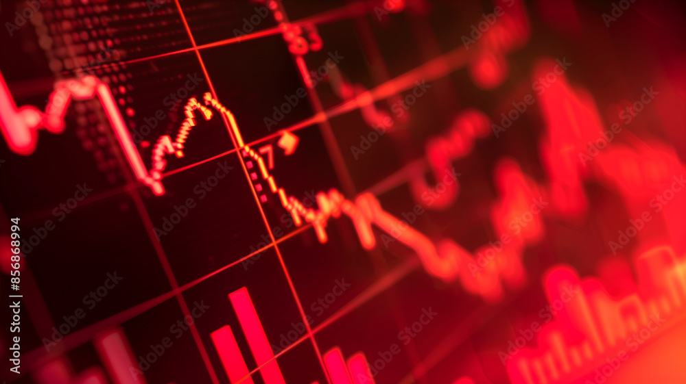 Financial or economic crisis or recession concept image. Financial or economic crisis or recession concept image.