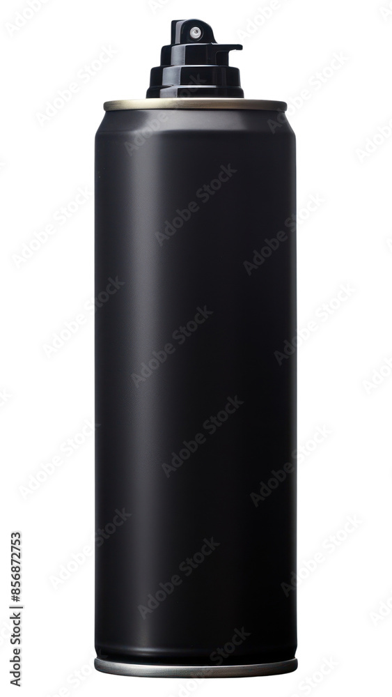 PNG Spray paint bottle black white background.