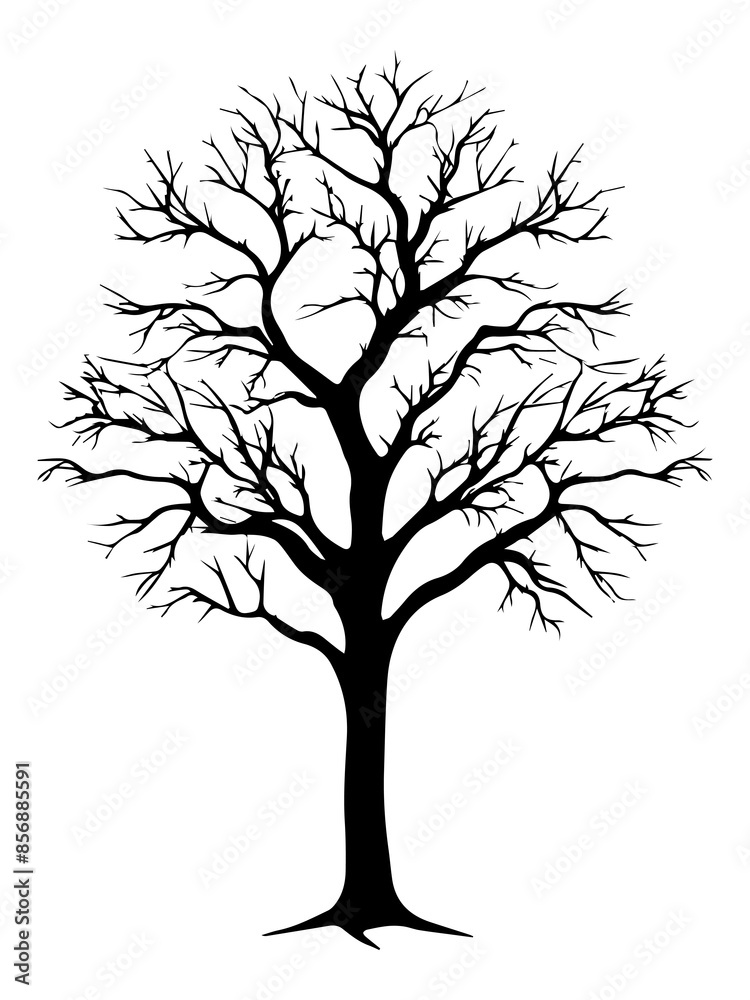 PNG Wide tree silhouette drawing sketch. PNG Wide tree silhouette drawing sketch.