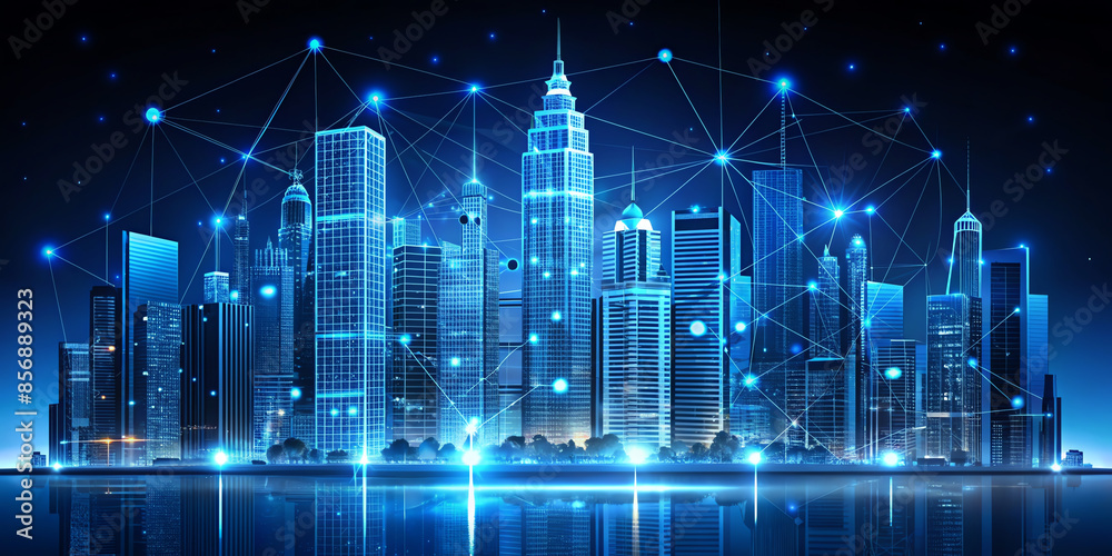 abstract background with lights