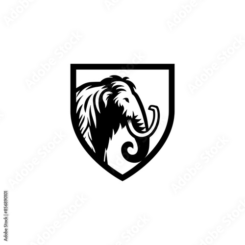 Mamouth Strong Logo Design Vector photo