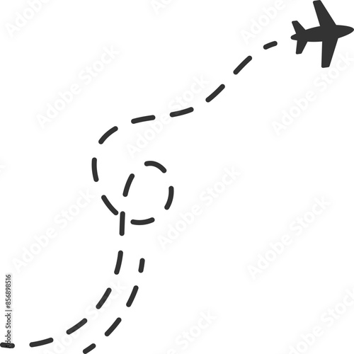 Plane Travel Route