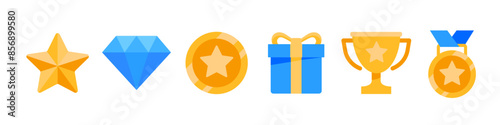 Prize icons. Prize icon set.