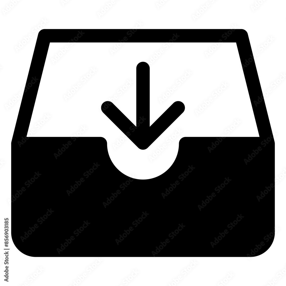 in box glyph icon vector illustration isolated on white background in box glyph icon vector illustration isolated on white background