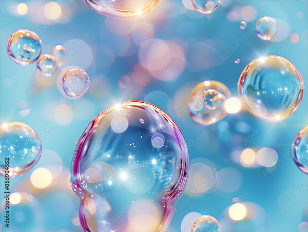 Seamless Soap bubbles abstract light illumination, abstract background Seamless Soap bubbles abstract light illumination, abstract background
