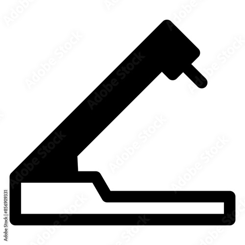 stapler glyph icon vector illustration isolated on white background