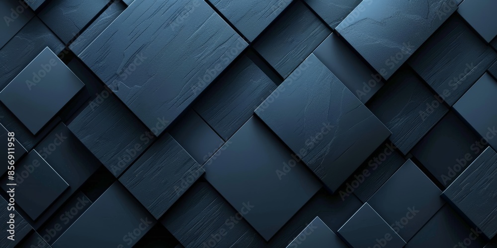 Abstract Dark Blue Geometric Pattern Abstract Dark Blue Geometric Pattern