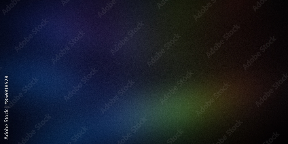Fototapeta premium Dark and moody gradient blending deep blues, greens, and purples with hints of black, creating a mysterious and atmospheric backdrop. Perfect for modern designs, digital art, and creative projects