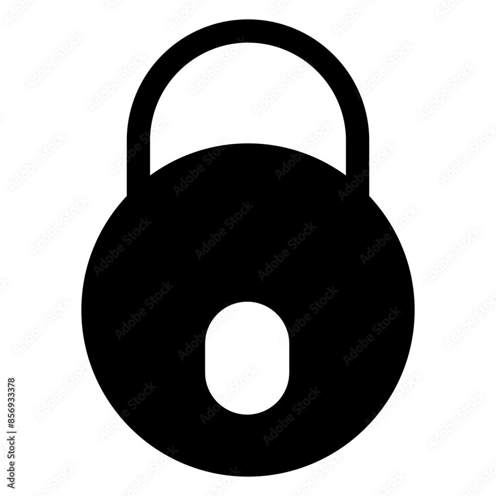 padlock glyph icon vector illustration isolated on white background padlock glyph icon vector illustration isolated on white background