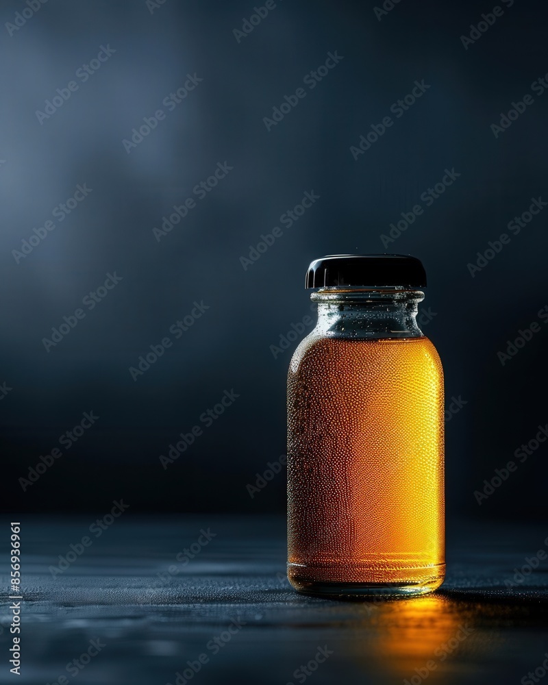 Fluorescent kombucha bottle glowing, neon depiction of probioticrich drink, close up, wellness theme, whimsical, overlay, kitchen counter backdrop Fluorescent kombucha bottle glowing, neon depiction of probioticrich drink, close up, wellness theme, whimsical, overlay, kitchen counter backdrop