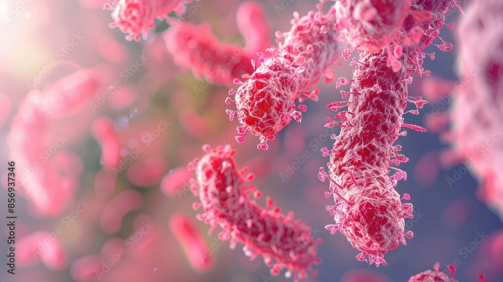 Bacteria inside body, medicine microbiology virus Bacteria inside body, medicine microbiology virus