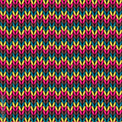 Knitted background pattern wallpaper knitting decorative print handmade textile knitting handiwork 