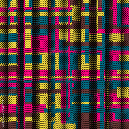 Knitted background pattern wallpaper knitting decorative print handmade textile knitting handiwork 