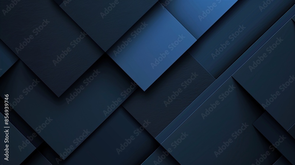 Fototapeta premium Seamless Blue Square Pattern
