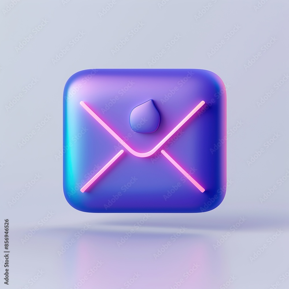 Illustration of text app icon in 3d style. Generative ai. Illustration of text app icon in 3d style. Generative ai.