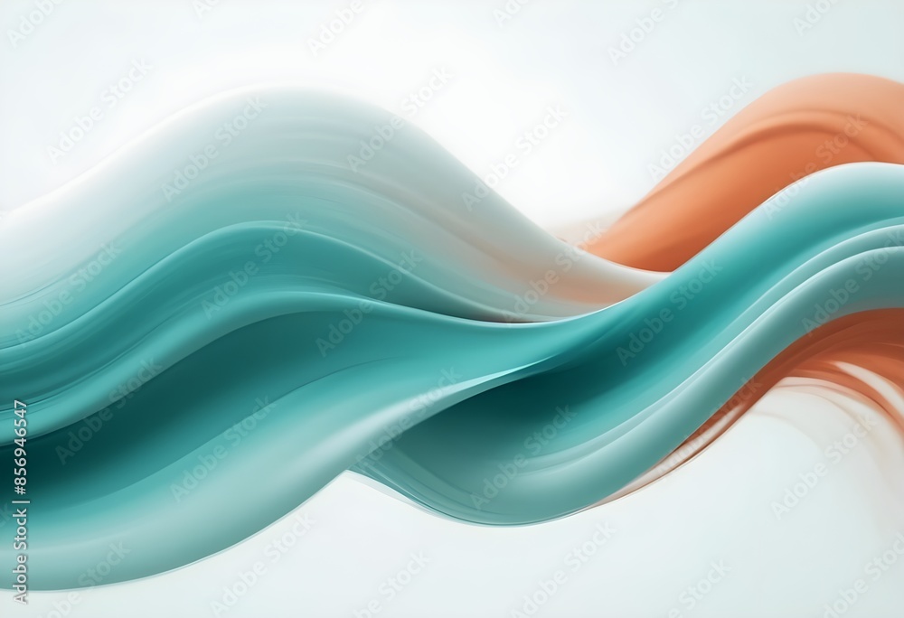 Obraz premium Abstract art blur fluid gradient wallpaper, 3d gradient background