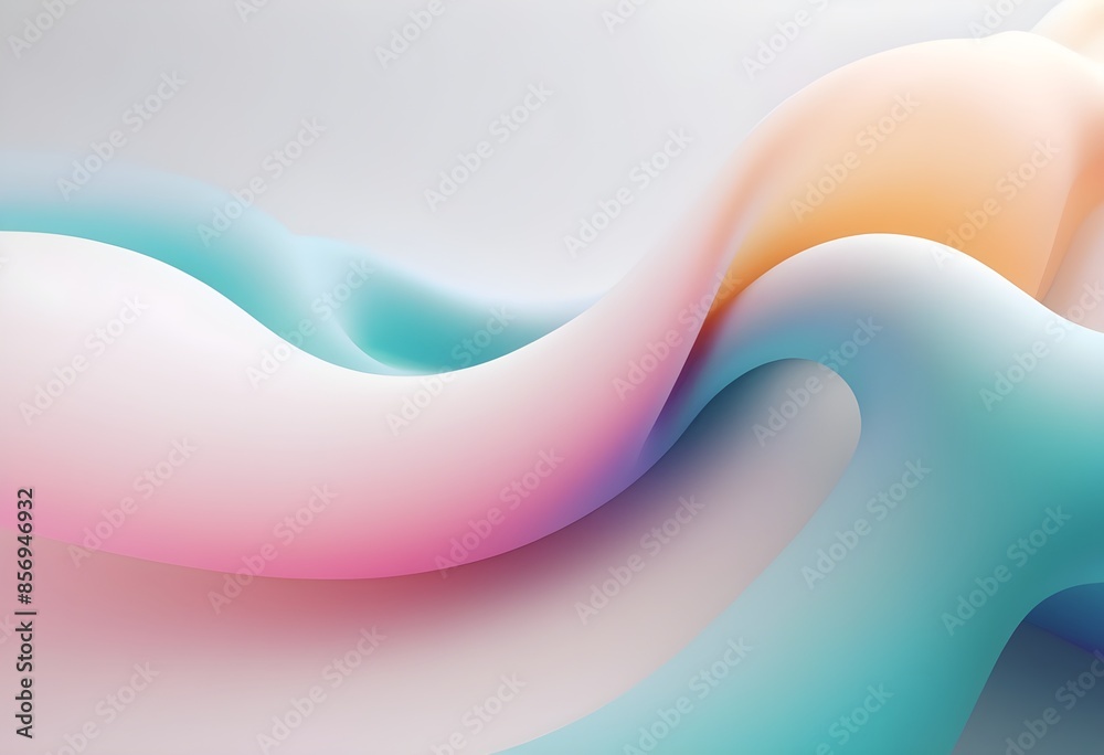 Obraz premium Abstract art blur fluid gradient wallpaper, 3d gradient background