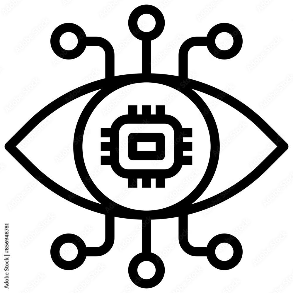bionic eye,eye scan,computer chip,artificial intelligence,electronics,chip,eye,computer.svg