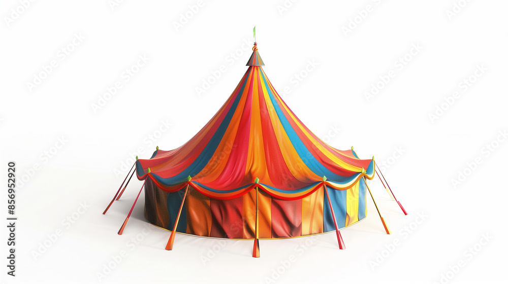 circus tent isolated on white circus tent isolated on white