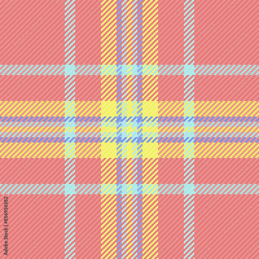 Variation tartan background texture, satin seamless check vector. Plank fabric plaid pattern textile in red and yellow colors. Variation tartan background texture, satin seamless check vector. Plank fabric plaid pattern textile in red and yellow colors.